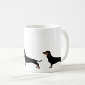 Dachshund Basic Breed Klaar om aan te passen Koffiemok (Voorkant rechts)