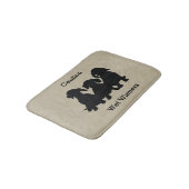Dachshund Bath Mat (Gekanteld)
