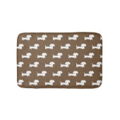 Dachshund Bath Mat Brown Doxie Bathroom Rug (Voorkant)