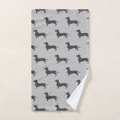 Dachshund Bathroom Décor Towel Set Bad Handdoek (Handdoek)