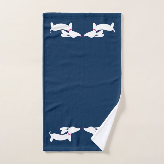 Dachshund Bathroom Towel Set | 3 stuk Doxie Bath Bad Handdoek (Handdoek)