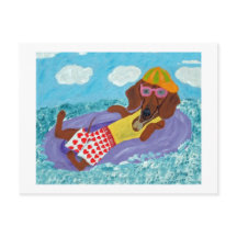 Dachshund Beach Bum