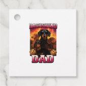 Dachshund   bedankjes labels (Voorkant)