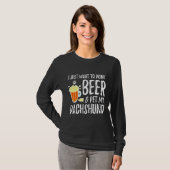 Dachshund Beer Dog Mama T-shirt (Voorkant volledig)