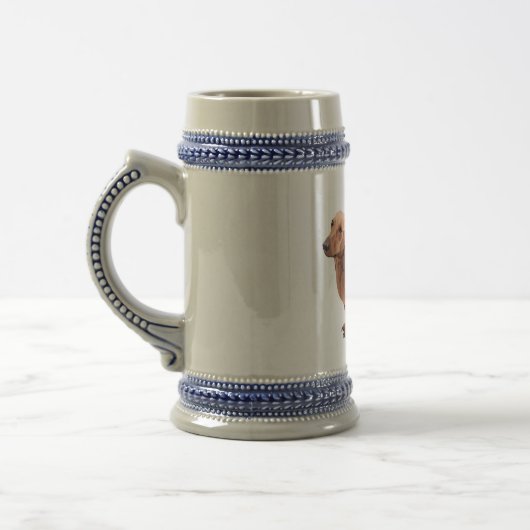 Dachshund Beer Stein Bierpul (Links)