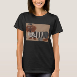 Dachshund Behandeldief Gevangenvogel T-shirt