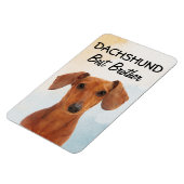 Dachshund Best Brother Magnet Magneet (Linkerzijde)
