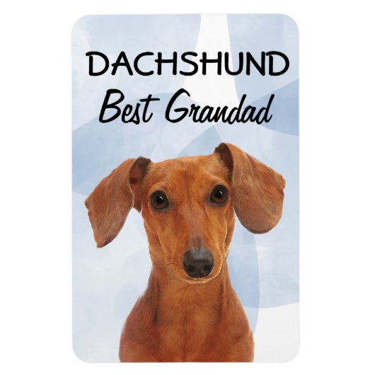 Dachshund Best Grandad Magnet Magneet (Verticaal)