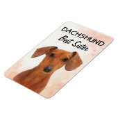 Dachshund Best Sister Magnet Magneet (Linkerzijde)