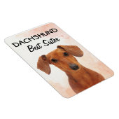 Dachshund Best Sister Magnet Magneet (Rechterzijde)