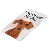 Dachshund Beste Moeder Magneet (Linkerzijde)