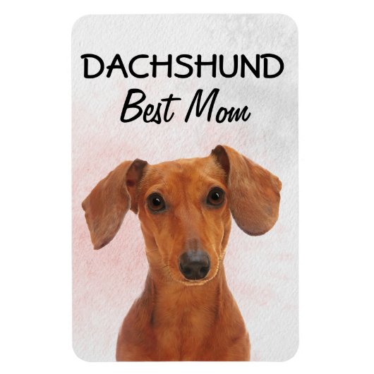 Dachshund Beste Moeder Magneet (Verticaal)