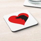 Dachshund Bier Onderzetter (Linkerzijde)