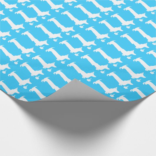 Dachshund Birthday Cadeaupapier (Hoek)