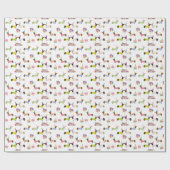 Dachshund Birthday Paper Cadeaupapier (Vlak)