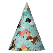 Dachshund Birthday Party Celebration Party Pet Feesthoedjes (Links)