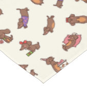 Dachshund Birthday Tafelkleed (Gekanteld)