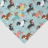 Dachshund Birthday Tissuepapier (Detail)