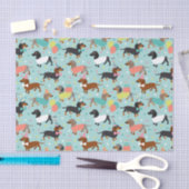 Dachshund Birthday Tissuepapier (Craft)