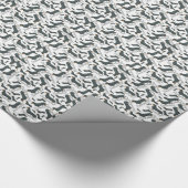 Dachshund Black en Tan Dog glanzend omslagpapier Cadeaupapier (Hoek)