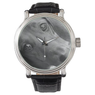 Dachshund Black & White Hondenliefhebber Watch Horloge