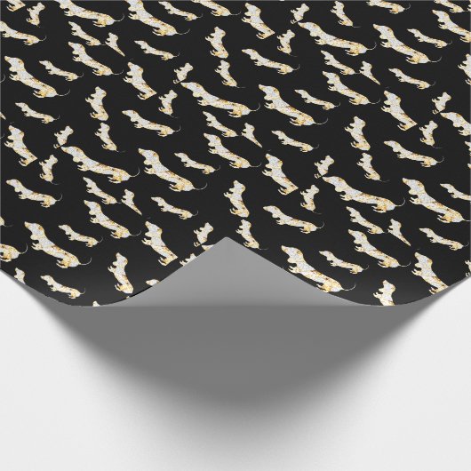DACHSHUND BLING! CADEAUPAPIER (Hoek)