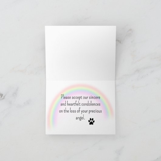 DACHSHUND BLOEMENSYMPATHIE GEPERSONALISEERD HART KAART (Binnen)