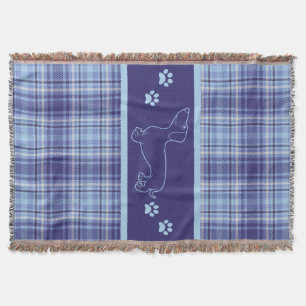 Dachshund Blues Pset Throw Blanket Deken