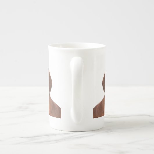 Dachshund Bone China Mok (Achterkant)