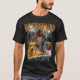 Dachshund Bootleg 90s cadeau T-shirt