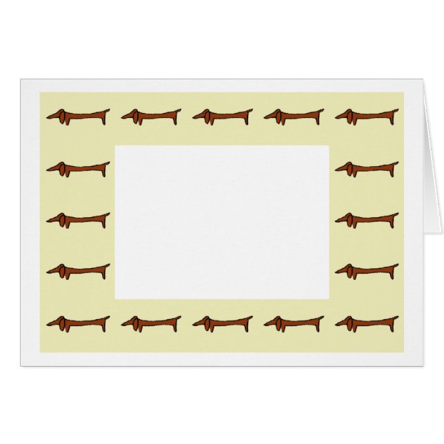 Dachshund Border (Voorkant Horizontaal)