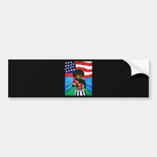 Dachshund Boxer Bumpersticker