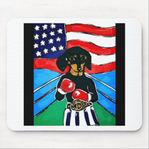 Dachshund Boxer Muismat
