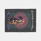 Dachshund Brave Hearts Often Come In Small Frames Fleece Deken (Voorkant (Horizontaal))