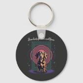 Dachshund Brave Hearts Often Come In Small Frames Sleutelhanger (Voorkant)