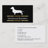 Dachshund Breeder Visitekaartjes (Voorkant / Achterkant)