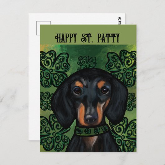 DACHSHUND BRIEFKAART (Voorkant / Achterkant)