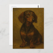 Dachshund Briefkaart (Voorkant / Achterkant)