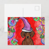 DACHSHUND BRIEFKAART (Voorkant / Achterkant)