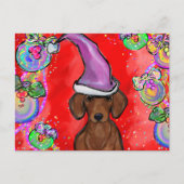 DACHSHUND BRIEFKAART (Voorkant)