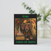 Dachshund Briefkaart (Staand voorkant)