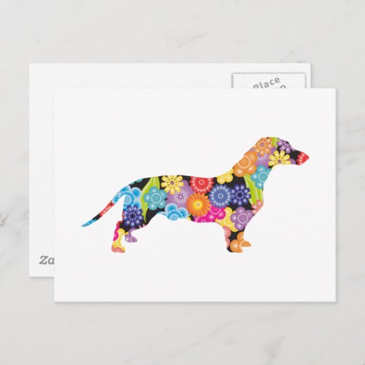 Dachshund Briefkaart (Voorkant / Achterkant)