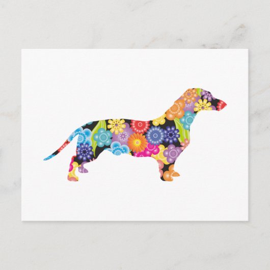 Dachshund Briefkaart (Voorkant)