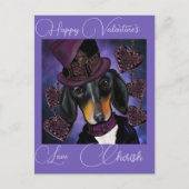 DACHSHUND BRIEFKAART (Voorkant)