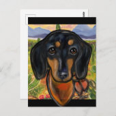 DACHSHUND BRIEFKAART (Voorkant / Achterkant)