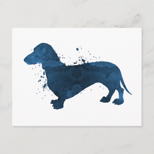 Dachshund Briefkaart (Voorkant)
