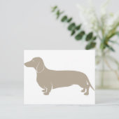 Dachshund Briefkaart (Staand voorkant)