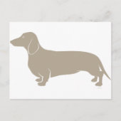 Dachshund Briefkaart (Voorkant)