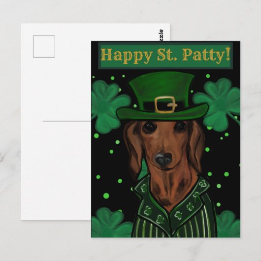 DACHSHUND BRIEFKAART (Voorkant / Achterkant)