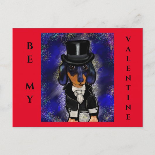 Dachshund Briefkaart (Voorkant)
